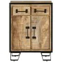 Sideboard with 2 drawers, iron and solid mango wood, 53x31x72 cm. by , Sideboards - Ref: Foro24-352038, Price: 236,83 €, Disc...