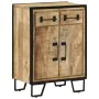 Sideboard with 2 drawers, iron and solid mango wood, 53x31x72 cm. by , Sideboards - Ref: Foro24-352038, Price: 236,83 €, Disc...