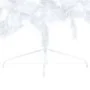 Half Christmas tree with white lights and balls 120 cm by , Christmas trees - Ref: Foro24-3077485, Price: 76,74 €, Discount: %