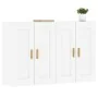 Wandschränke 2 Stück aus weißem Ingenieurholz von , Sideboards - Ref: Foro24-3197977, Preis: 144,99 €, Rabatt: %
