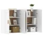 Wandschränke 2 Stück aus weißem Ingenieurholz von , Sideboards - Ref: Foro24-3197977, Preis: 144,99 €, Rabatt: %