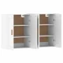 Wandschränke 2 Stück aus weißem Ingenieurholz von , Sideboards - Ref: Foro24-3197977, Preis: 144,99 €, Rabatt: %