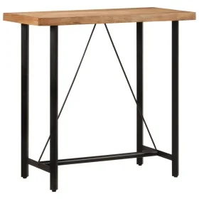 Hohes Tisch aus Eisen und massivem Akazienholz 110x55x107 cm von , Küchen- und Esstische - Ref: Foro24-356370, Preis: 246,60 ...