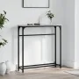 Konsolentisch aus Sonoma-Eichenholzoptik, 75x19,5x75 cm. von , Seitentische - Ref: Foro24-834138, Preis: 32,92 €, Rabatt: %