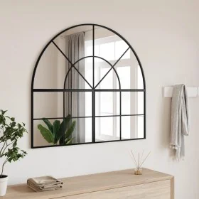 Schwarzer Eisenbogen-Wandspiegel 100x90 cm von , Spiegel - Ref: Foro24-3200611, Preis: 162,12 €, Rabatt: %