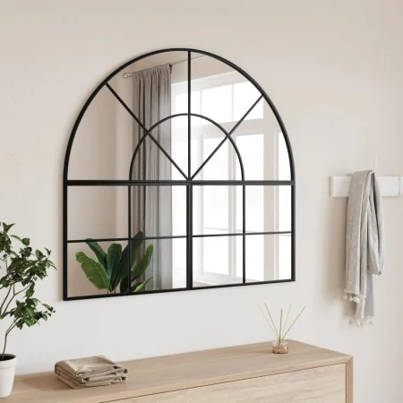 Espejo de pared arco de hierro negro 100x90 cm de , Espejos - Ref: Foro24-3200611, Precio: 161,68 €, Descuento: %