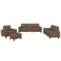 Viersitzer-Sofa-Set aus braunem Stoff von , Sofas - Ref: Foro24-3201877, Preis: 788,48 €, Rabatt: %
