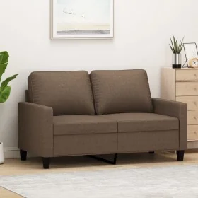 2-seater brown fabric sofa, 120 cm by , Sofas - Ref: Foro24-359158, Price: 212,55 €, Discount: %