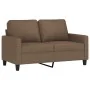 2-seater brown fabric sofa, 120 cm by , Sofas - Ref: Foro24-359158, Price: 212,55 €, Discount: %