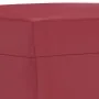 3-piece red dyed faux leather sofa set with cushions by , Sofas - Ref: Foro24-3201932, Price: 607,07 €, Discount: %