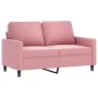 Viersitzer-Sofa-Set aus rosa Samtstoff von , Sofas - Ref: Foro24-3201947, Preis: 752,11 €, Rabatt: %