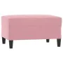 Viersitzer-Sofa-Set aus rosa Samtstoff von , Sofas - Ref: Foro24-3201947, Preis: 752,11 €, Rabatt: %