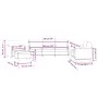 Viersitzer-Sofa-Set aus blauem Samt von , Sofas - Ref: Foro24-3201953, Preis: 748,71 €, Rabatt: %
