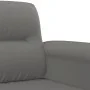3-piece dark gray microfiber fabric sofa set with cushions by , Sofas - Ref: Foro24-3202358, Price: 621,38 €, Discount: %