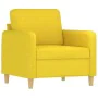 Set of sofas with 4 light yellow fabric cushions by , Sofas - Ref: Foro24-3202083, Price: 666,02 €, Discount: %