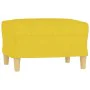 Set of sofas with 4 light yellow fabric cushions by , Sofas - Ref: Foro24-3202083, Price: 666,02 €, Discount: %