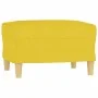 Sofagarnitur mit 4-teiligen Kissen, helles gelbes Gewebe. von , Sofas - Ref: Foro24-3202083, Preis: 664,96 €, Rabatt: %