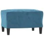 3-piece blue velvet sofa set by , Sofas - Ref: Foro24-3201993, Price: 528,44 €, Discount: %