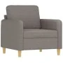 Set of sofas with 4 pieces of gray taupe fabric cushions by , Sofas - Ref: Foro24-3202069, Price: 649,37 €, Discount: %