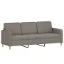 Set of sofas with 4 pieces of gray taupe fabric cushions by , Sofas - Ref: Foro24-3202069, Price: 649,37 €, Discount: %