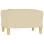 3-piece sofa set with cream fabric cushions by , Sofas - Ref: Foro24-3202112, Price: 491,20 €, Discount: %