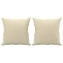 3-piece sofa set with cream fabric cushions by , Sofas - Ref: Foro24-3202112, Price: 491,20 €, Discount: %
