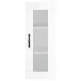 Hoher Schrank aus weiß glänzendem Sperrholz, 34,5x34x180 cm. von , Sideboards - Ref: Foro24-3199203, Preis: 114,32 €, Rabatt: %