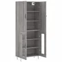 Tall gray Sonoma plywood sideboard 69.5x34x180 cm by , Sideboards - Ref: Foro24-3198071, Price: 151,77 €, Discount: %