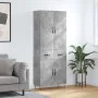 Aparador alto madera contrachapada gris hormigón 69,5x34x180 cm de , Aparadores - Ref: Foro24-3198181, Precio: 168,21 €, Desc...