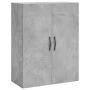 Aparador alto madera contrachapada gris hormigón 69,5x34x180 cm de , Aparadores - Ref: Foro24-3198181, Precio: 168,21 €, Desc...