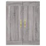 Aparador alto madera contrachapada gris sonoma 69,5x34x180 cm de , Aparadores - Ref: Foro24-3199863, Precio: 155,07 €, Descue...