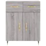 Aparador alto madera contrachapada gris sonoma 69,5x34x180 cm de , Aparadores - Ref: Foro24-3199863, Precio: 155,07 €, Descue...