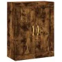 Hoher Schrank aus geräucherter Eichenholz-Sperrholzplatte 69,5x34x180 cm. von , Sideboards - Ref: Foro24-3199926, Preis: 165,...