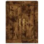 Hoher Schrank aus geräucherter Eichenholz-Sperrholzplatte 69,5x34x180 cm. von , Sideboards - Ref: Foro24-3199926, Preis: 165,...