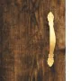Tall smoked oak plywood highboard 69.5x34x180 cm by , Sideboards - Ref: Foro24-3199926, Price: 165,54 €, Discount: %