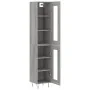 Aparador alto madera contrachapada gris Sonoma 34,5x34x180 cm de , Aparadores - Ref: Foro24-3199463, Precio: 105,97 €, Descue...
