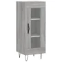 Tall gray Sonoma plywood sideboard 34.5x34x180 cm by , Sideboards - Ref: Foro24-3199463, Price: 105,97 €, Discount: %