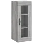 Tall gray Sonoma plywood sideboard 34.5x34x180 cm by , Sideboards - Ref: Foro24-3199463, Price: 105,97 €, Discount: %
