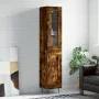 Smoked oak plywood sideboard 34.5x34x180 cm by , Sideboards - Ref: Foro24-3199526, Price: 99,83 €, Discount: %
