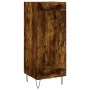 Aparador de madera contrachapada roble ahumado 34,5x34x180 cm de , Aparadores - Ref: Foro24-3199526, Precio: 99,83 €, Descuen...