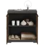 FMD Comfortable with 2 doors in gray and antique style 80x34.9x89.9 cm by , Wardrobes - Ref: Foro24-447413, Price: 137,36 €, ...