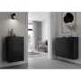 FMD Black chest of drawers with drawer and doors 49.7x31.7x81.3 cm by , Drawers - Ref: Foro24-447418, Price: 156,07 €, Discou...