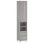Hoher Schrank aus grauem Sonoma-Sperrholz, 34,5x34x180 cm. von , Sideboards - Ref: Foro24-3200247, Preis: 104,44 €, Rabatt: %