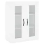 Tall white glossy plywood sideboard 69.5x34x180 cm by , Sideboards - Ref: Foro24-3198691, Price: 187,51 €, Discount: %