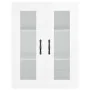 Tall white glossy plywood sideboard 69.5x34x180 cm by , Sideboards - Ref: Foro24-3198691, Price: 187,51 €, Discount: %