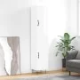 Hoher Schrank aus weiß glänzendem Sperrholz, 34,5x34x180 cm. von , Sideboards - Ref: Foro24-3198819, Preis: 112,66 €, Rabatt: %