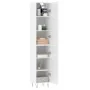 Hoher Schrank aus weiß glänzendem Sperrholz, 34,5x34x180 cm. von , Sideboards - Ref: Foro24-3198819, Preis: 112,66 €, Rabatt: %