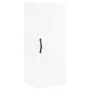 Tall white glossy plywood sideboard 34.5x34x180 cm by , Sideboards - Ref: Foro24-3198819, Price: 112,66 €, Discount: %
