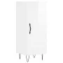 Tall white glossy plywood sideboard 34.5x34x180 cm by , Sideboards - Ref: Foro24-3198819, Price: 112,66 €, Discount: %