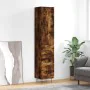Smoked oak plywood sideboard 34.5x34x180 cm by , Sideboards - Ref: Foro24-3198886, Price: 110,40 €, Discount: %